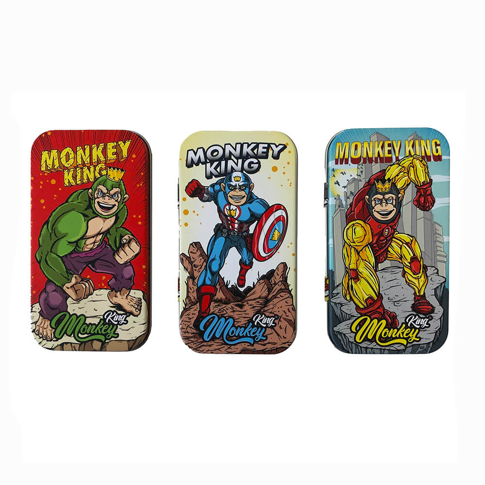 Scatola KING MONKEYS box latta contenitore