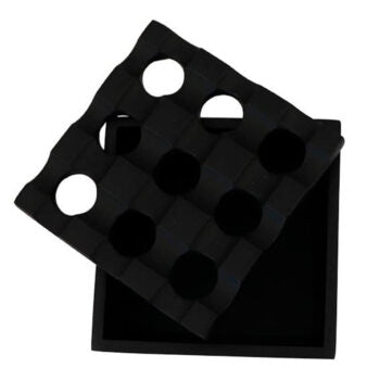 RAW Posacenere REGAL nero con logo ashtray portacenere