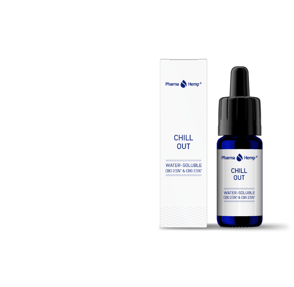PharmaHemp™ CBD & CBG CHILL OUT -  gocce idrosolubili