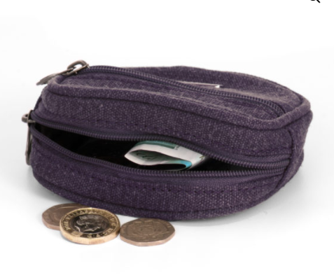 Sativa Bags PORTAMONETE POUCH in canapa e cotone
