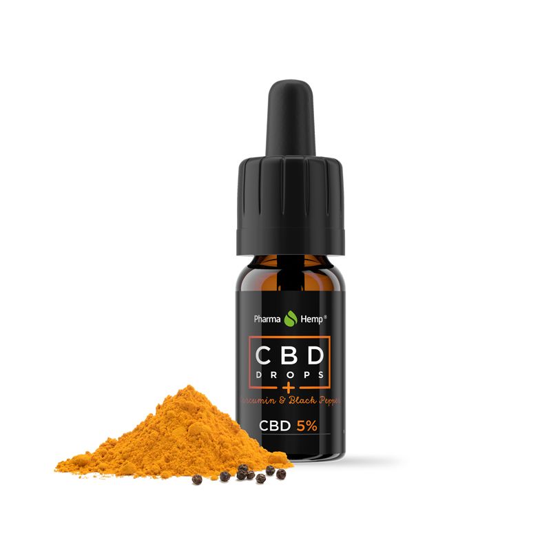 PharmaHemp™ CBD Gocce 5% CURCUMA / 10ml