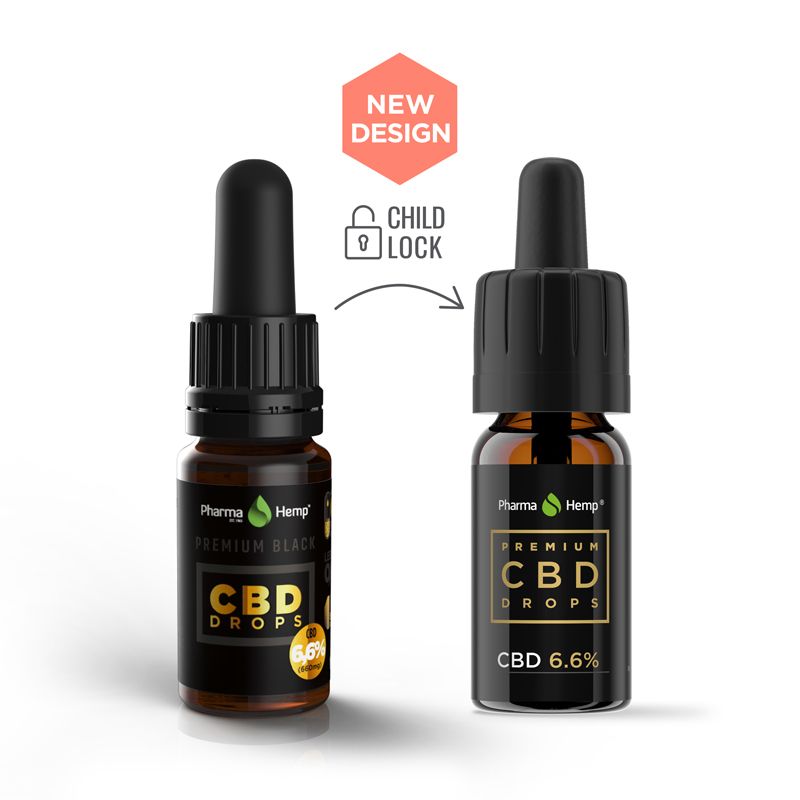 PharmaHemp™ PREMIUM CBD Gocce 6.6-24%
