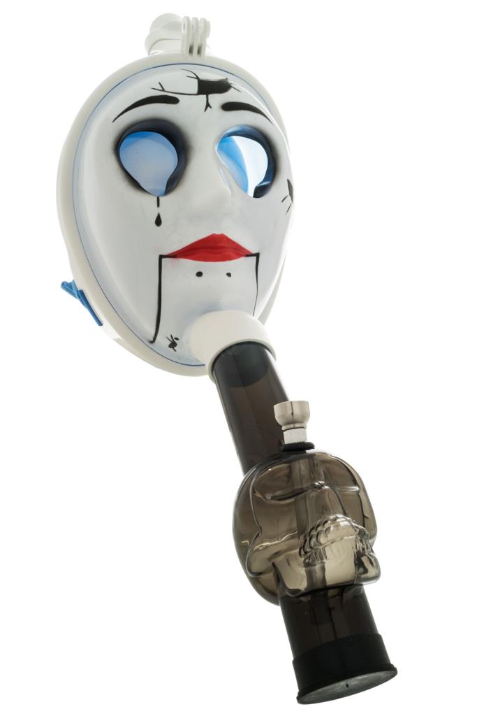 Bong Maschera antigas WHITE BOO funzionante