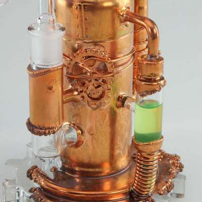 Bong Black Leaf 'GALILEO'S STEAM'O'METER' Oil Bong