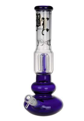 Bong Black Leaf BLUE BETTY ice con Percolator a 5 braccia