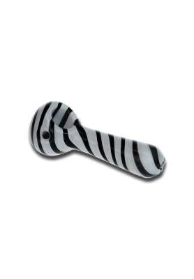 Pipa in vetro colorato Zebra