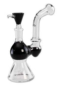 Pipa ad acqua Black Leaf con diffusore