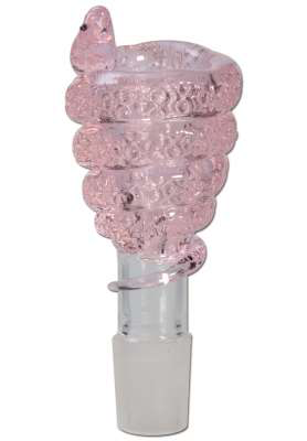 Braciere in vetro VIPERA rosa