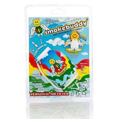 SMOKE BUDDY filtro portatile assorbiodori ideale per Bong, WaterPipe e Vaporizzatori. 300 utilizzi circa.