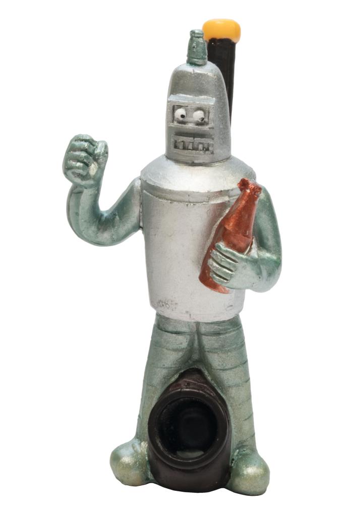 Pipa in resina BENDER colorata a mano FUTURAMA