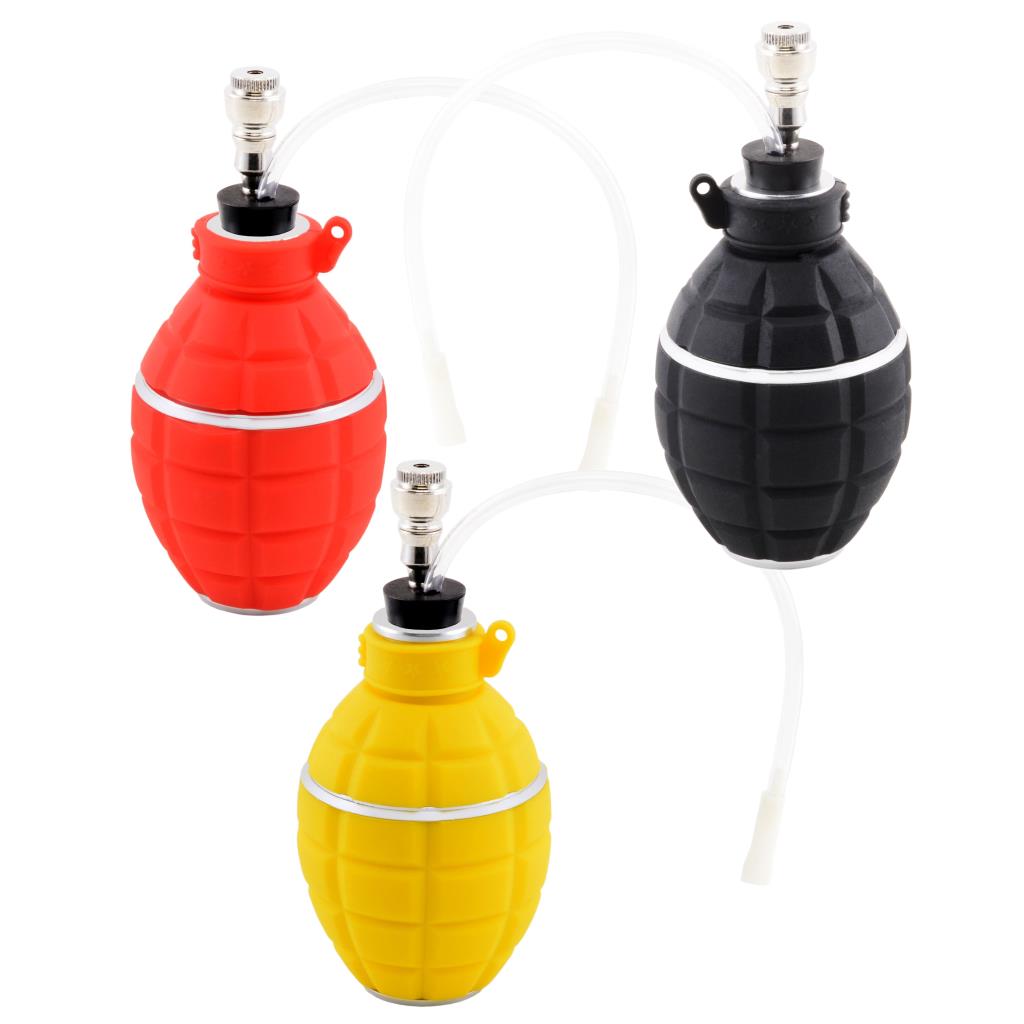 Narghilè GRANATA alluminio e silicone BOMBA A MANO