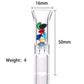 Bocchini in vetro vari colori con diamanti in vetro colorati filtri