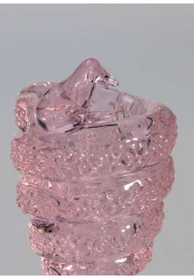 Braciere in vetro VIPERA rosa