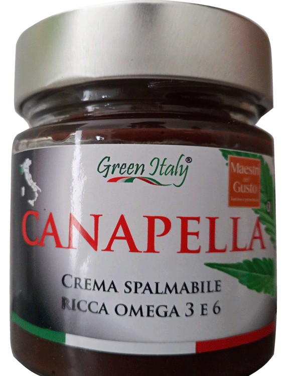 Crema spalmabile CANAPELLA canapa nocciole cioccolato 200g
