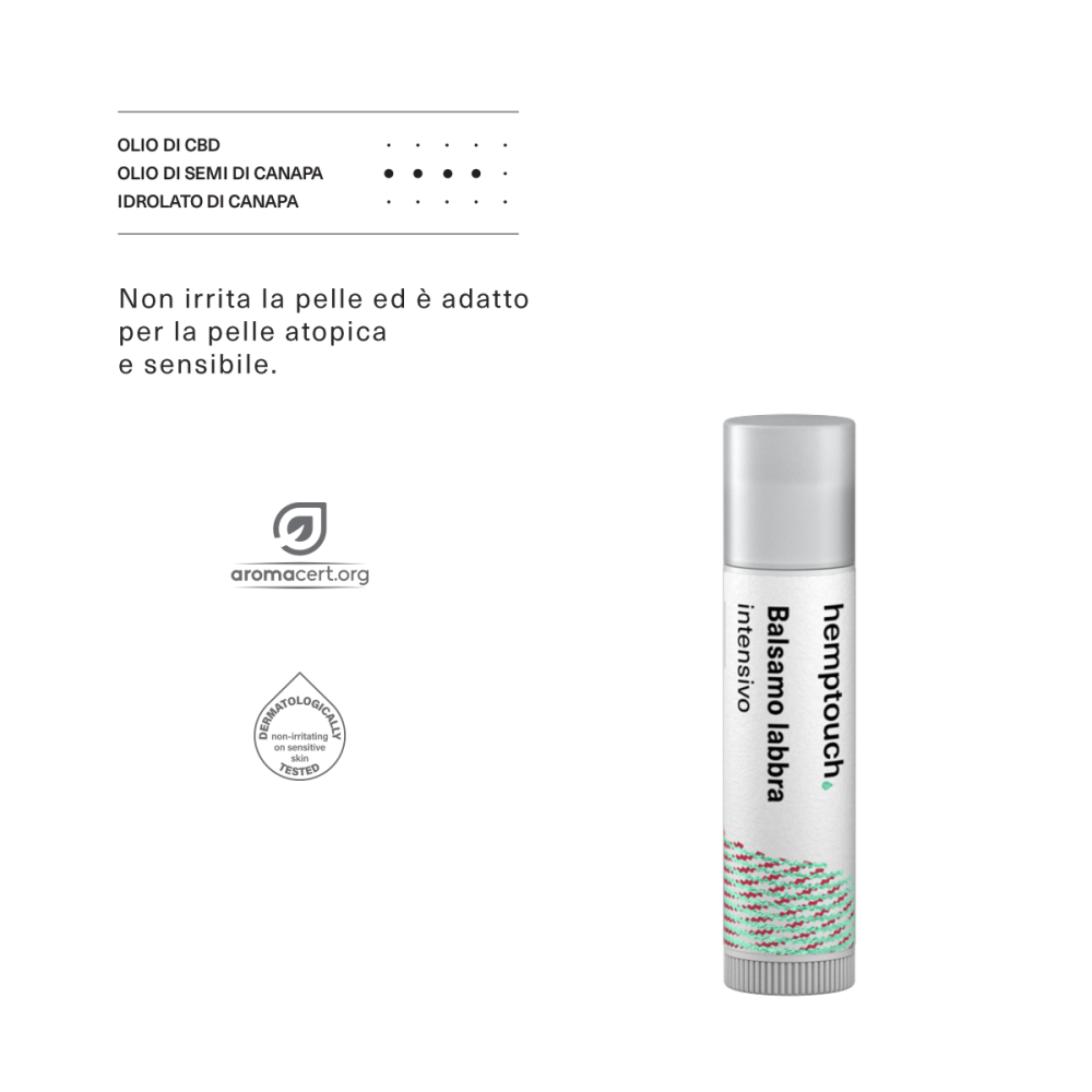 HempTouch – Balsamo labbra nutriente  4,5ml