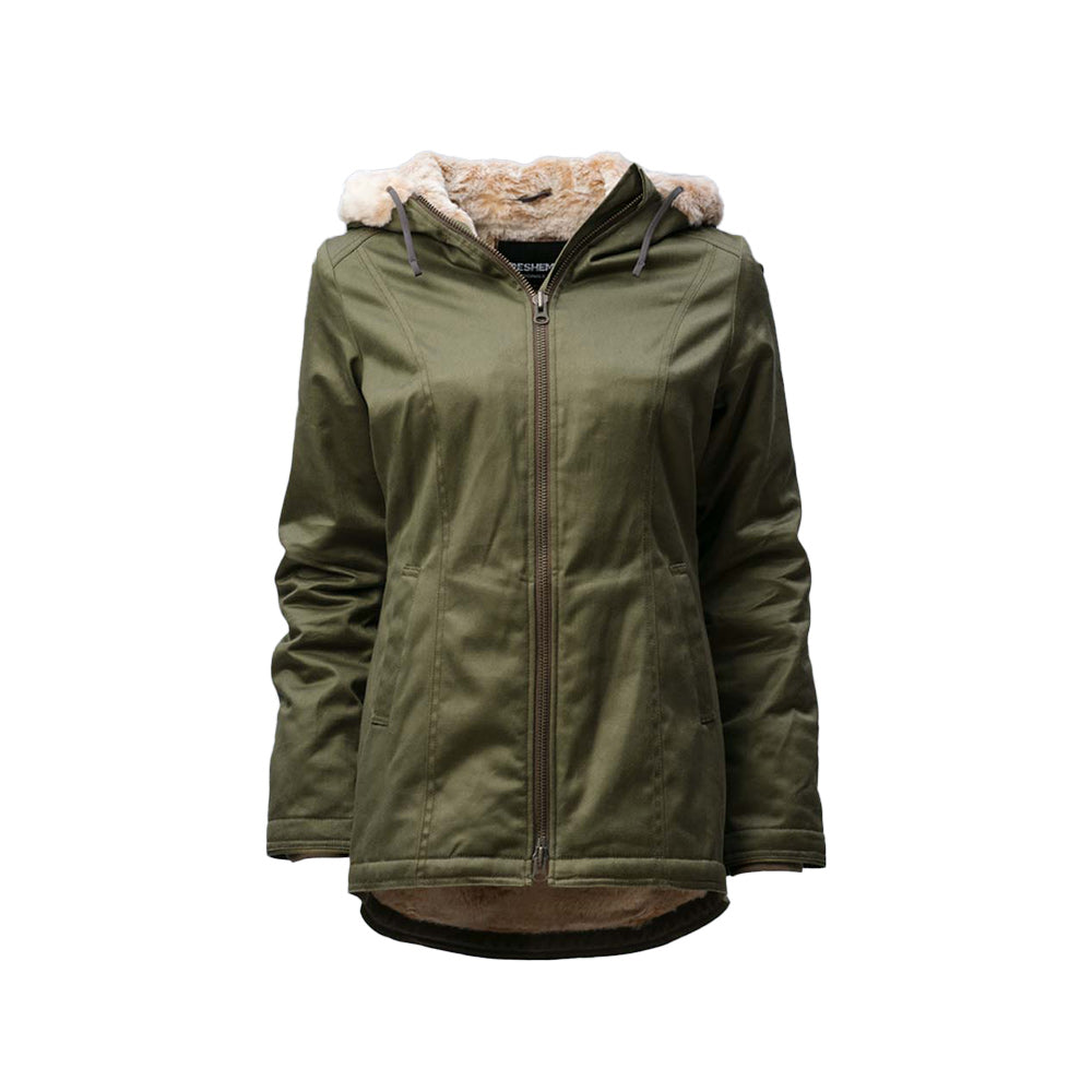 Freshemp GIACCA INVERNALE da DONNA in canapa e cotone IMPERMEABILE CALDISSIMA