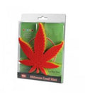 SOTTOBICCHIERE SOTTOPENTOLA in silicone a  forma di foglia di cannabis BLACK LEAF